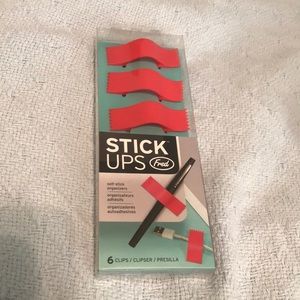 Sticker backed Organizer clips set/6 great item  to BUNDLE for >shipping